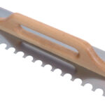 Extra Large Round Notched Trowel 9mm or 15mm