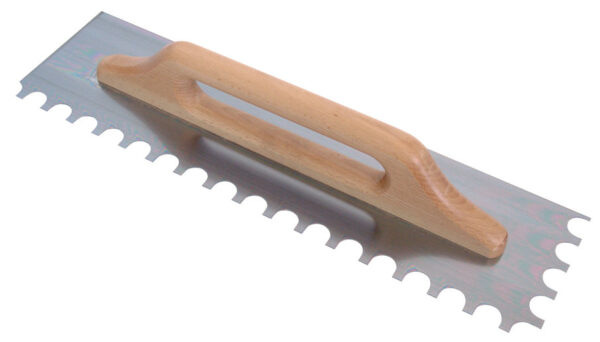 Extra Large Round Notched Trowel 9mm or 15mm