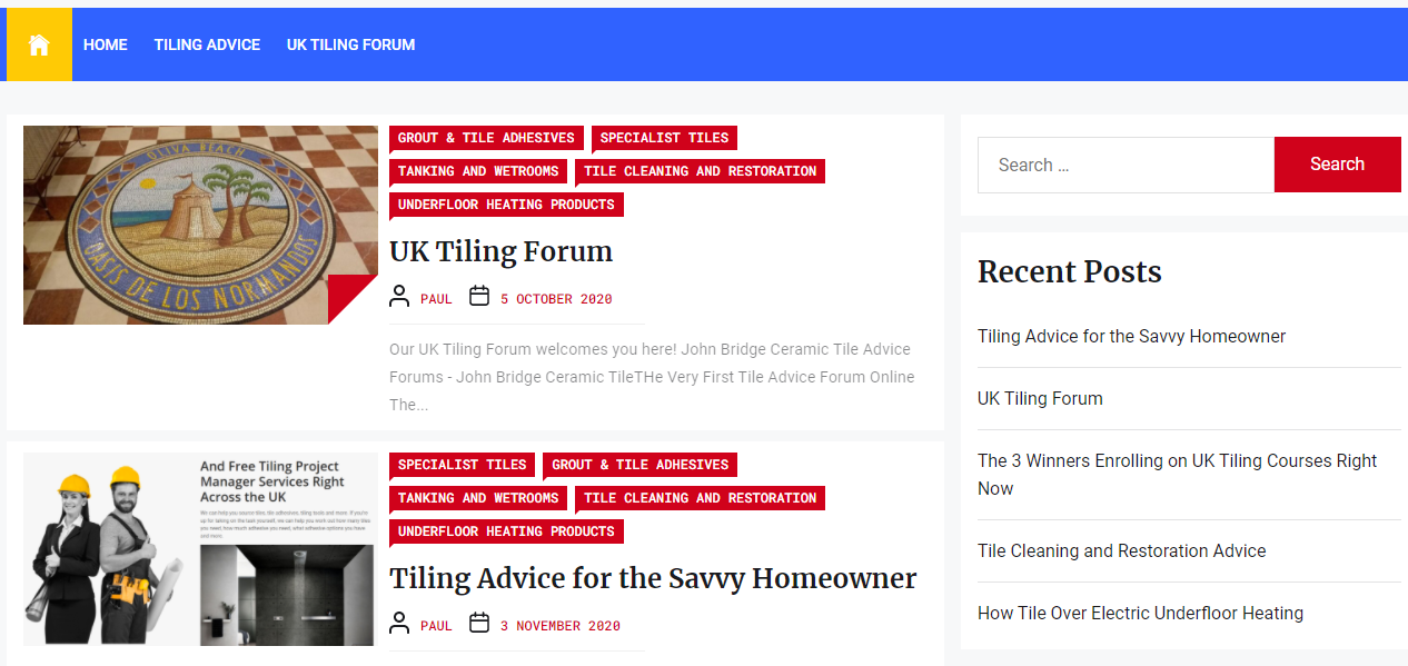 UK Tiling Forum